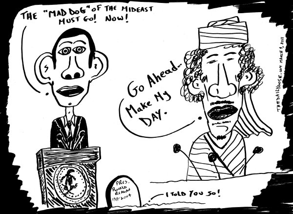 Obama’s continued lack of resolve will allow Gaddafi to rout Libyan rebels