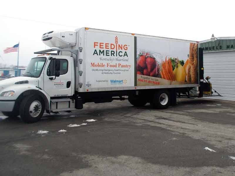 Feed American Mobile Food Pantry distributes 14,000 lbs of food locally