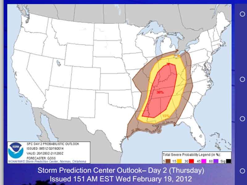 Heavy storms, damaging winds predicted for Nelson County overnight