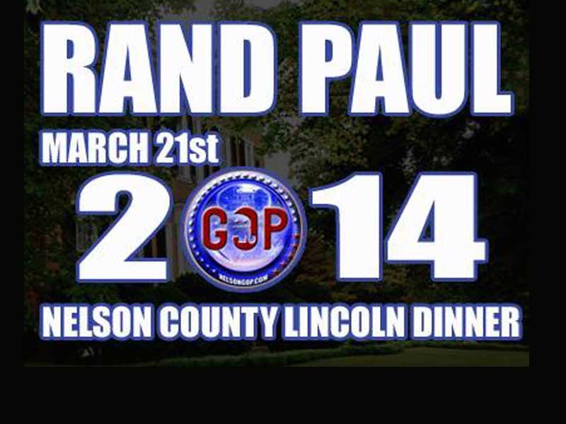 2014 CPAC winner Sen. Rand Paul to visit local GOP Lincoln Day Dinner Friday