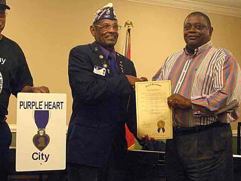Historic zoning changes discussed; city named a ‘Purple Heart City’