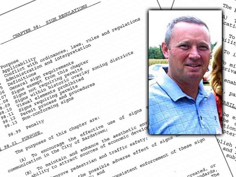 Magistrate clarifies role in sign ordinance dispute; P&Z chairman apologizes