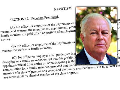 Ethics board fines, reprimands Houghlin for violation of county ethics rules