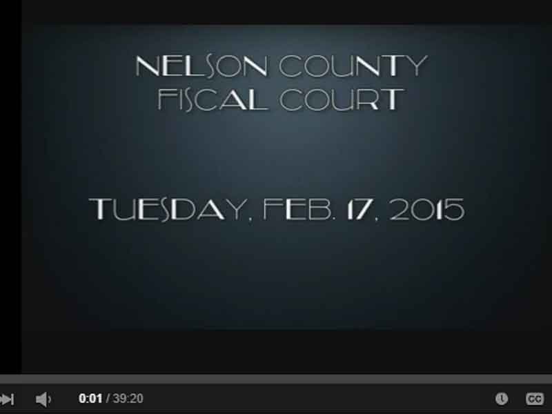 Video: Nelson Fiscal Court, Feb. 17, 2015