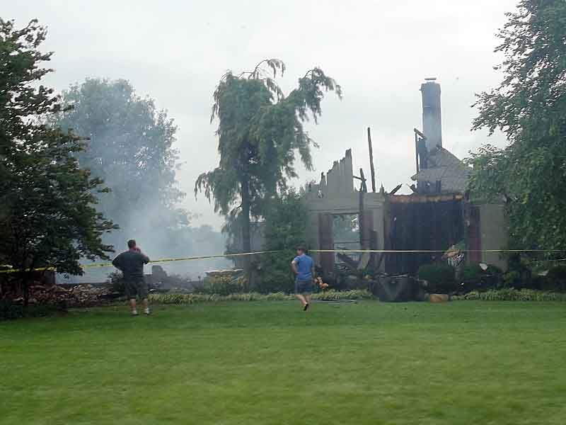 Chaplin Road home is destroyed in Friday morning blaze