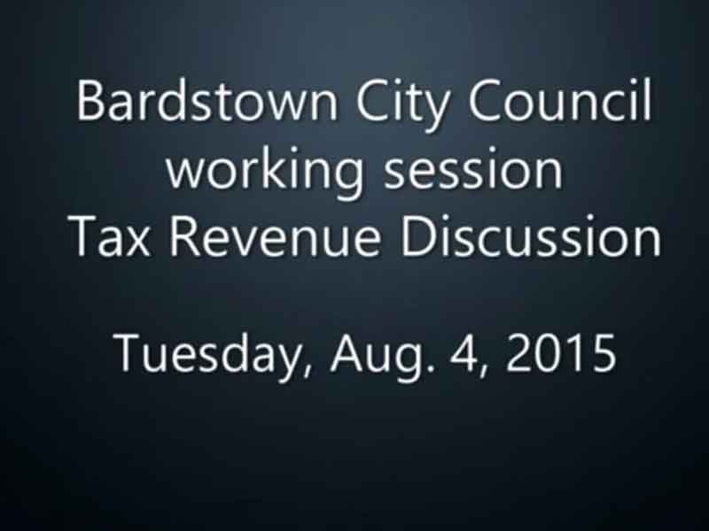 Video: Presentation about changing tax revenues to fund city general fund