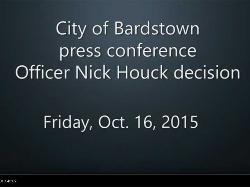 Video: Mayor’s press conference regarding termination of Officer Nick Houck