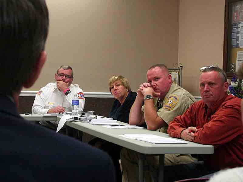 City, county representatives meet with E-911 board to discuss funding issues