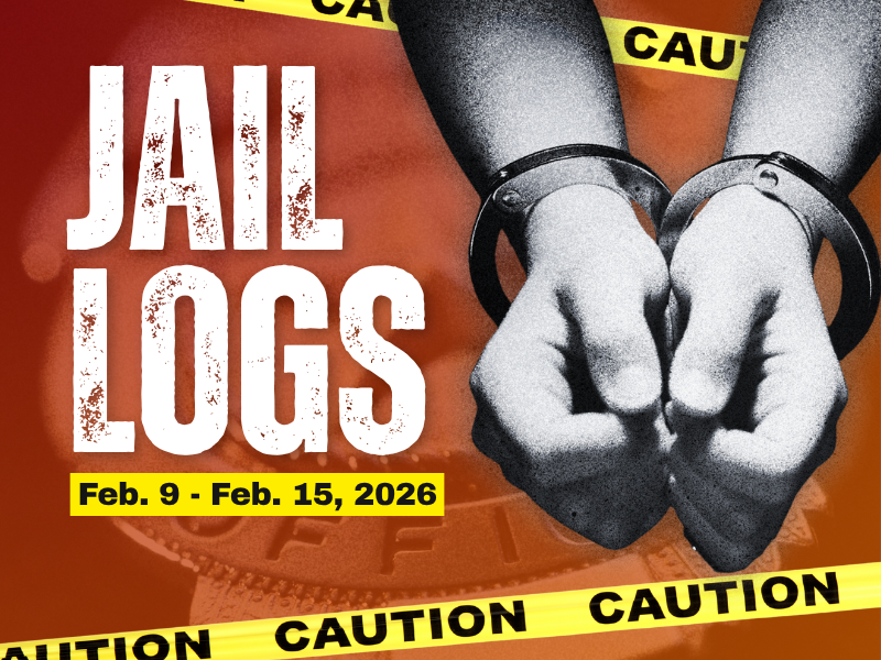 Nelson County Jail Logs — Feb. 9 – Feb. 15, 2026