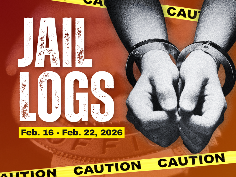 Nelson County Jail Logs — Feb. 16 – Feb. 22, 2026