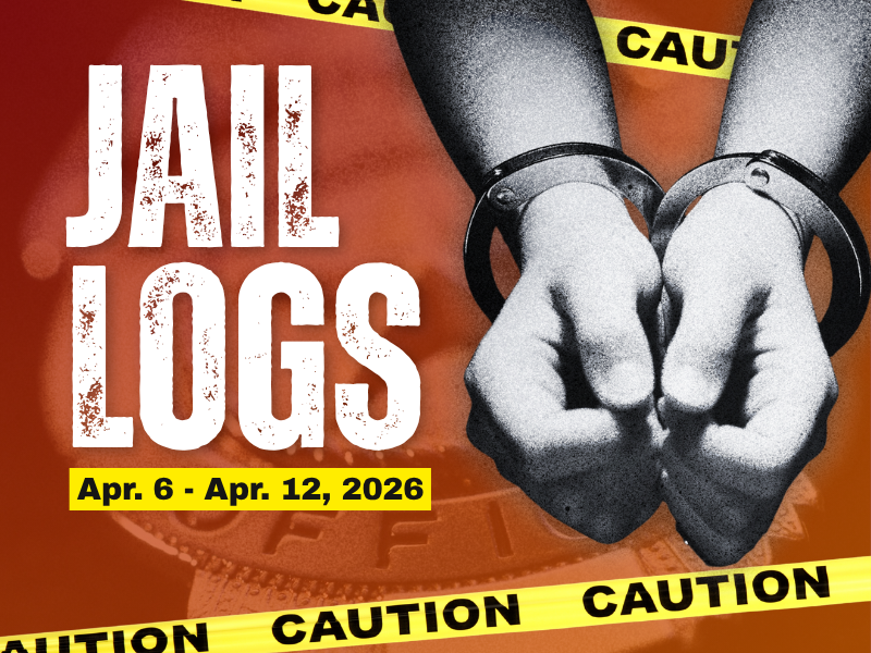 Nelson County Jail Logs — Apr. 6 – Apr. 12, 2026