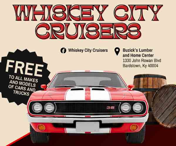 Whiskey City Cruisers’ first event set for Sunday afternoon at Buzick Lumber & Home Center