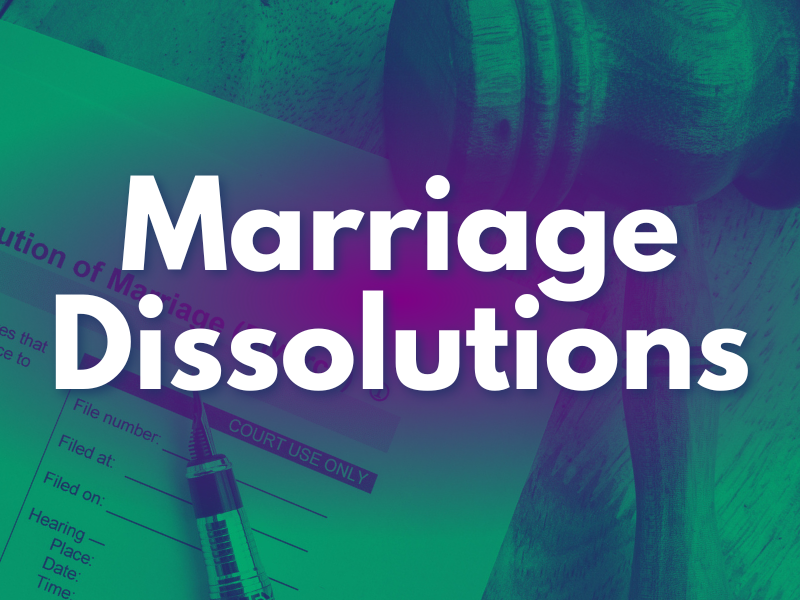 Nelson County Gazette – Marriage Dissolutions, June 2026