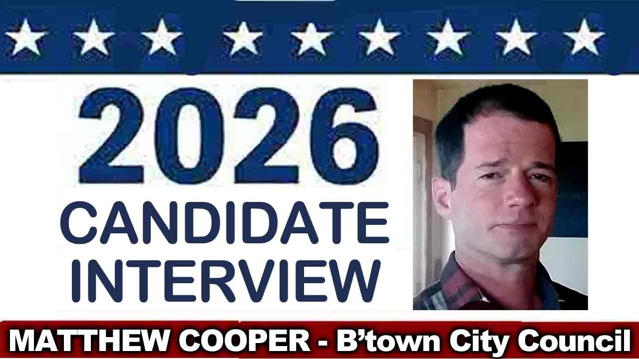 Bradford & Brooks interview Matthew Cooper,  Bardstown City Council candidate – Aug. 19, 2026